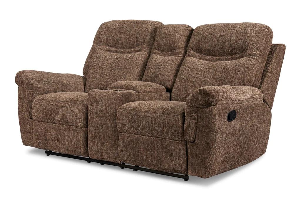 Dual Reclining Brown SOfa